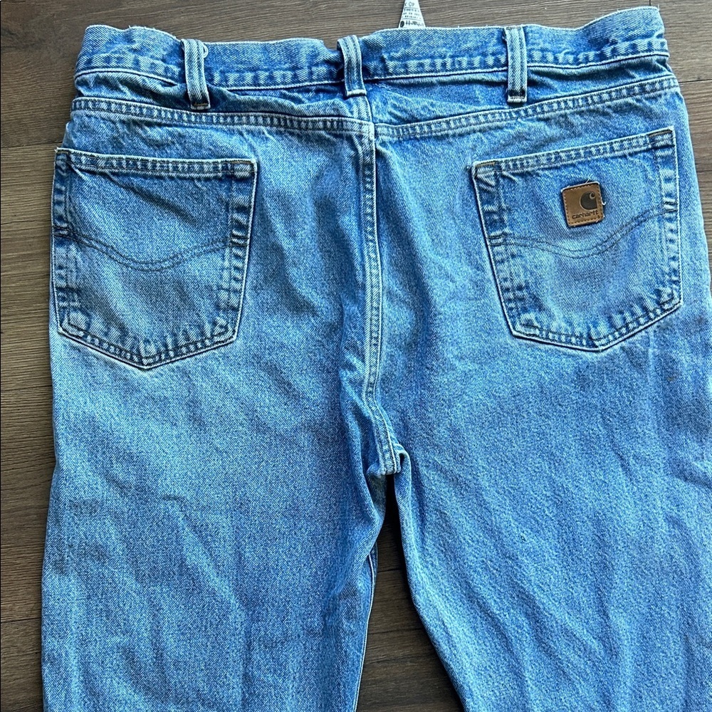 Carhartt vintage Straight Light Blue Men's Jeans ! 40x32 - Picture 10 of 12